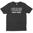 thumbnail image 1 of Knee Surgery Completed Funny Knee Replacement Gift Recovery Friends T-Shirt Unisex S-5XL Hot Trending Shirt, Vintage Birthday Gift, 1 of 3