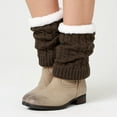thumbnail image 1 of Knee Warmers And Leg Warmers Knitted And Thickened Wool Warm Boots And Warmers Ladies Winter Socks Thigh High Socks Low Cut No Show Socks Women Boys Socks Patterns Socks Socks Womens No Show Running, 1 of 4