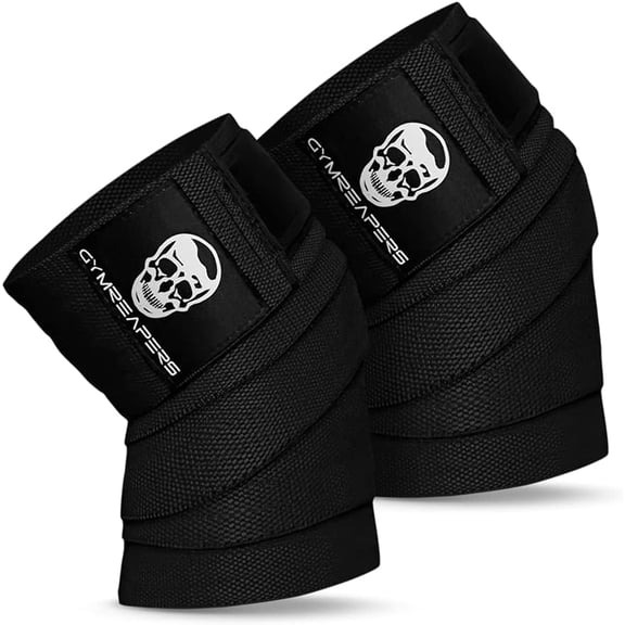 Knee Wraps for Squats and Powerlifting 72 Inch Compression with Strap Men & Women Weightlifting Support