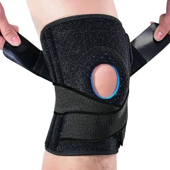 Knee braces for women and men, suitable for meniscus tears, knee braces, relief of knee pain, arthritis, compression knee support side stabilizers. XL(253-330 lbs)