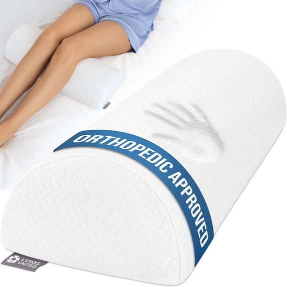 Knee support pillow for back sleepers, memory foam leg cushion for ... - Foam Bed For Spinal Alignment