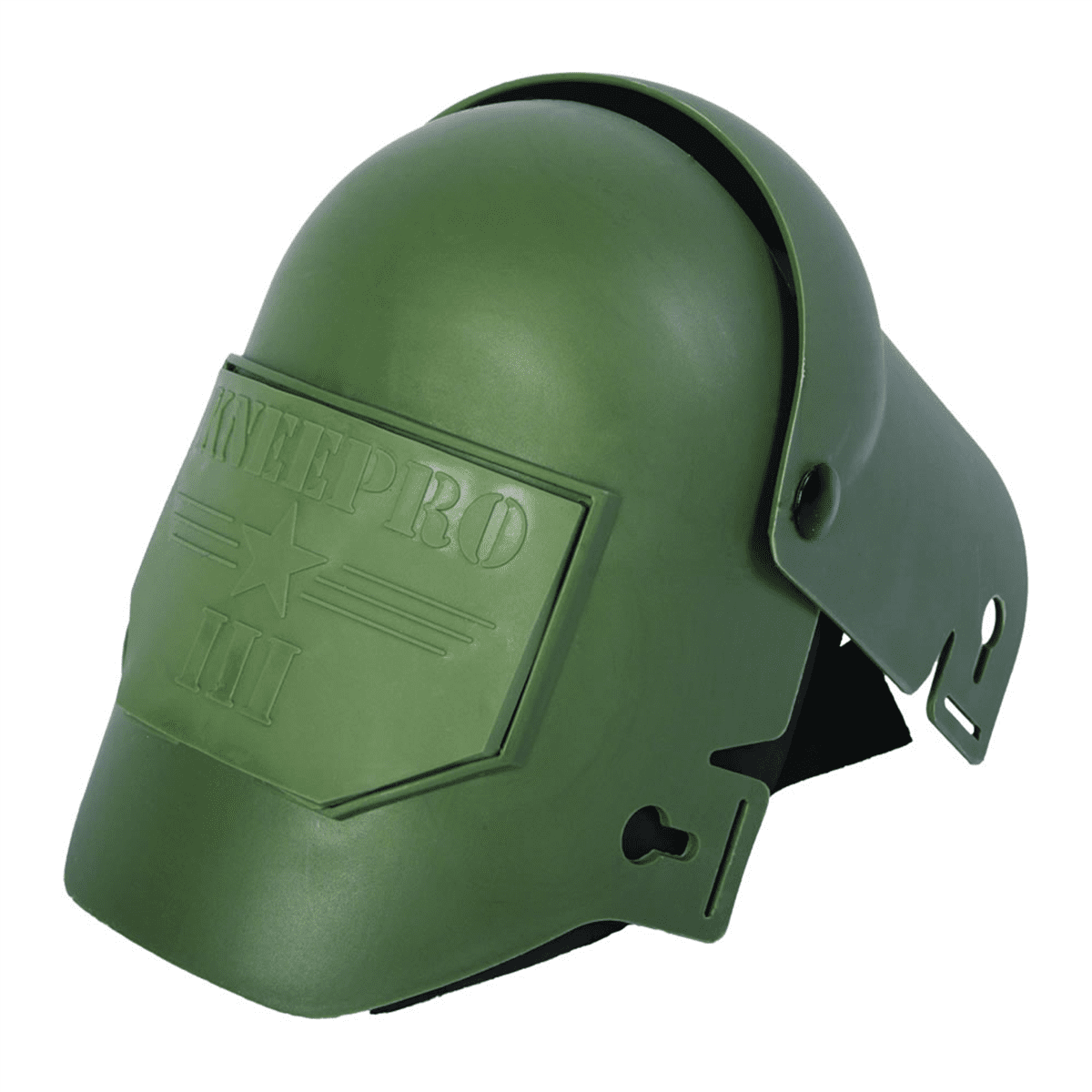 KneePro S96112 Ultra Flex III Knee Pad, Elastic Straps w/Quik-Snap Clips, Green