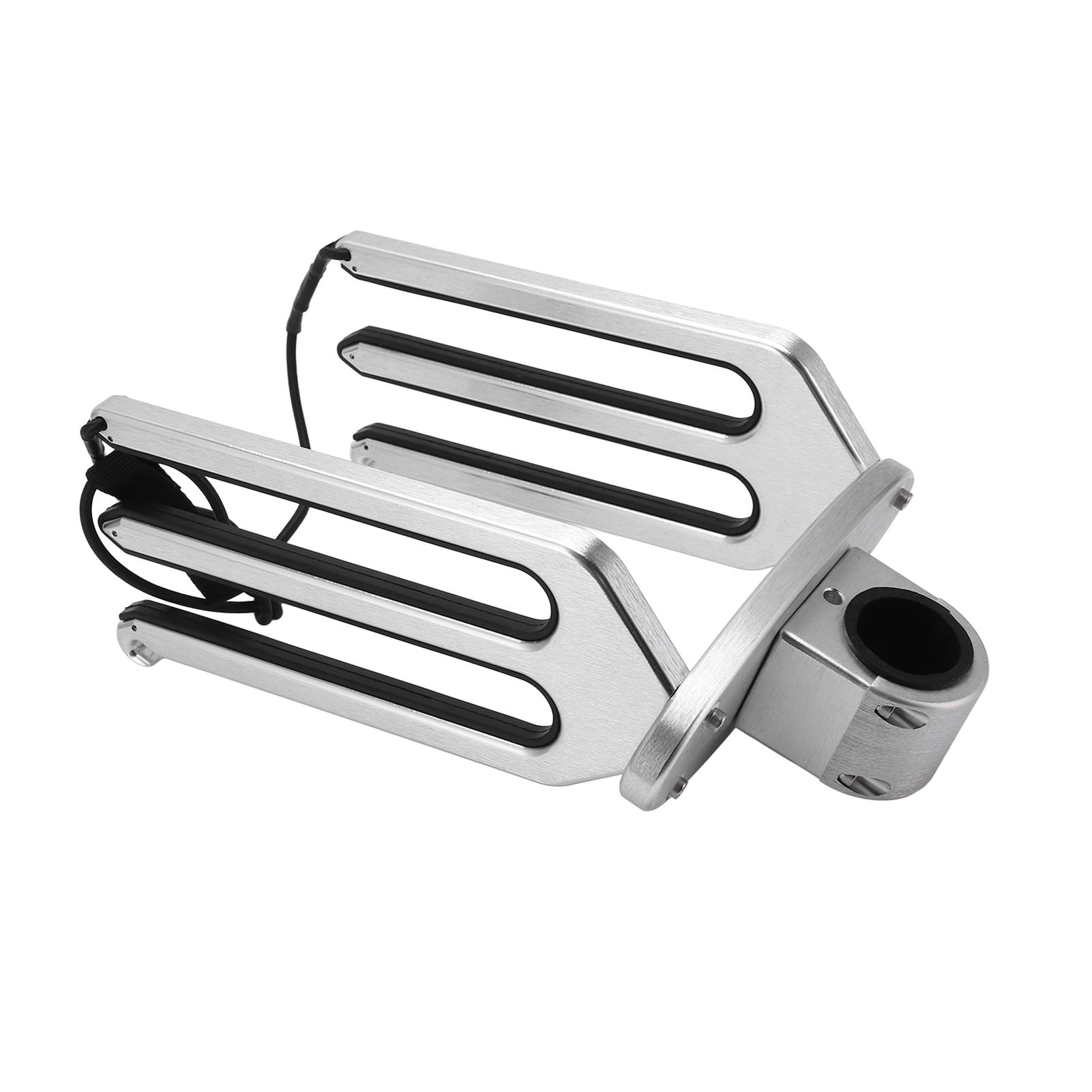 Kneeboard Rack, Polished Aluminum Angle Base Towers Wakeboarding Rack 360 Degrees Knee Board