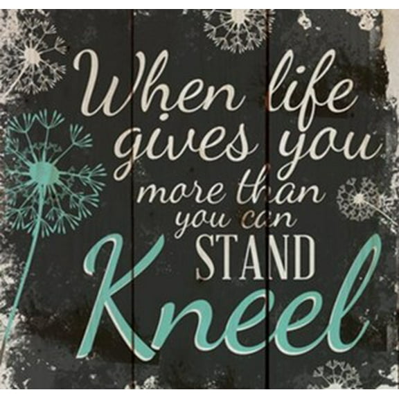 Kneel, Rustic Wall Art