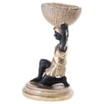thumbnail image 1 of Kneeling African Statue Home Decors with Storage Box Tribal Men Figurines Decorative Sculptures Ornament Home Decors, 1 of 9