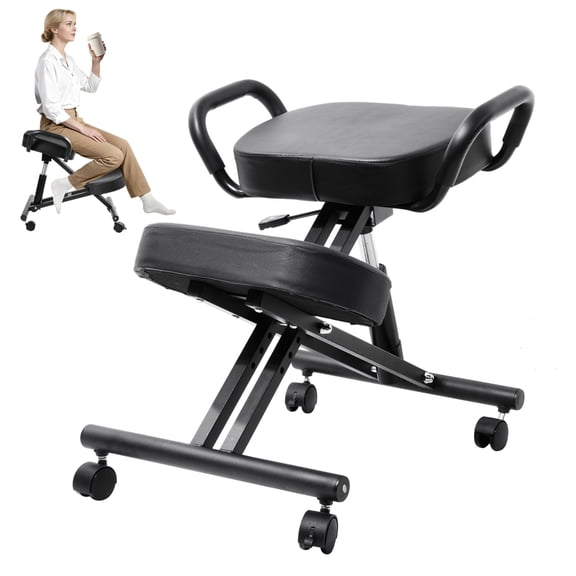 Kneeling Chair with Back Support | Height Adjustable Kneeling Chair | Multifunctional Kneeling Chair for Men, Women, Children