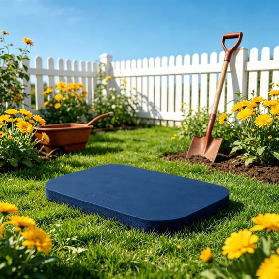 Kneeling Pad for Gardening, Thick Cushioned Knee Mat with Waterproof Non-Slip Surface, Portable Outdoor Garden Kneeler for Yard Work, Cleaning, and Bath Time Support