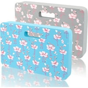 Kneeling Pads Extra Thick 17.7 * 11 * 3” 2-Pack, Foam Kneeling Pads with Flamingo Print, Comfortable Knee Pads for Gardening, Yard, Yoga, Picnic, Elegant Garden