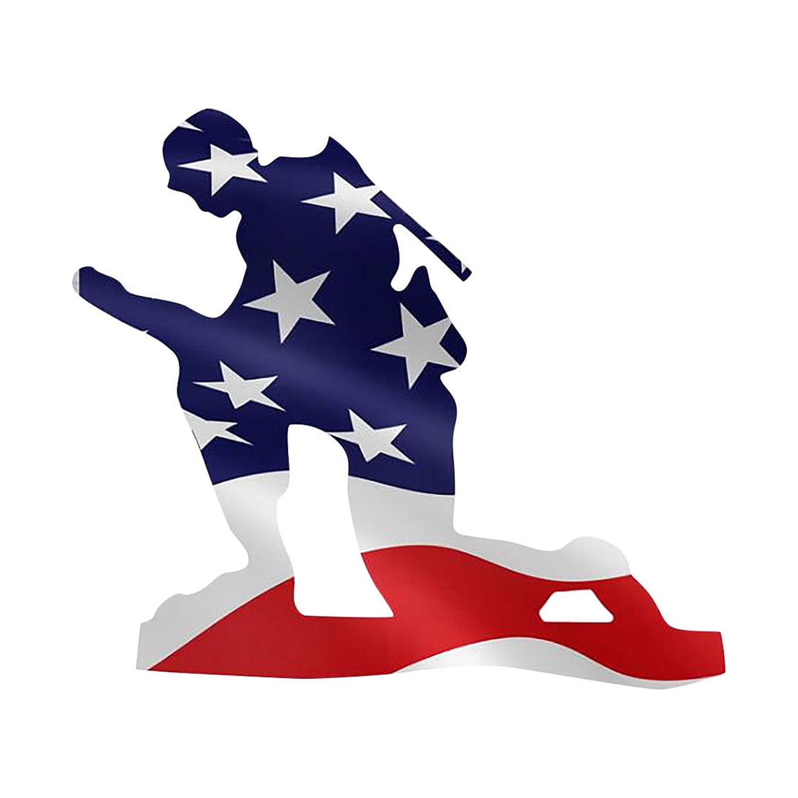 Kneeling Soldier's Garden Signs Decorate Veterans Day Gifts On