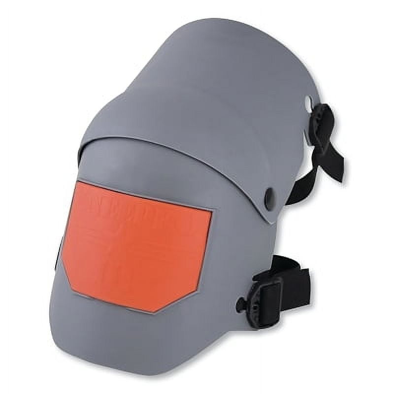 Kneepro Ultra Flex Iii Knee Pads, Elastic Straps With Quik-Snap Clips, Gray/Orange | Bundle of 5 Pairs