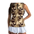 thumbnail image 1 of Knextrepoy Duck Hunter Camo Sleeveless Golf Shirts for Women Ladies Golf Shirts Brown 1/4 Zip Tennis Tank Tops with Collar Size XL, 1 of 8
