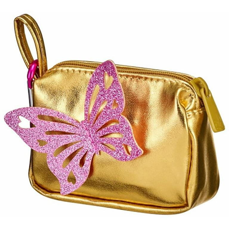 Knick Knack Toy Shack Shopkins Real Littles Handbags Series-3 for Kids, Gold Butterfly
