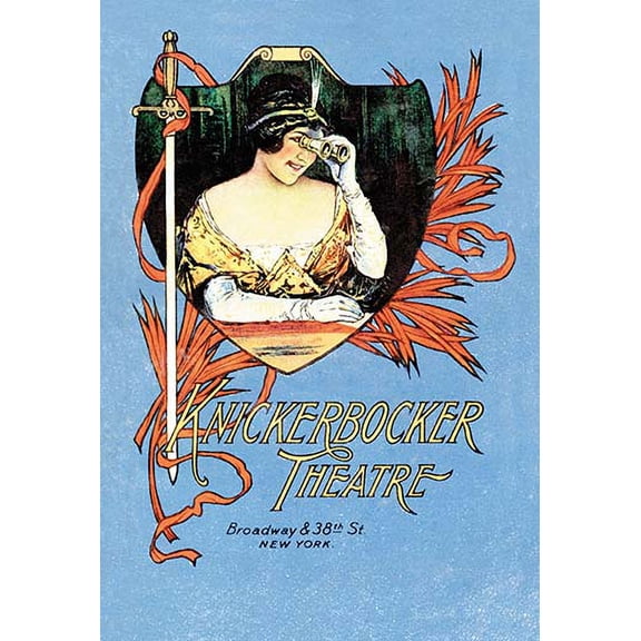 Knickerbocker Theatre Fine art canvas print (20" x 30")