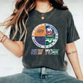 thumbnail image 1 of Knicks Islanders Jets Yanks Unisex Sports Team Mashup Softstyle Comfort Color T-Shirt Unisex, up to 4XL, 1 of 4