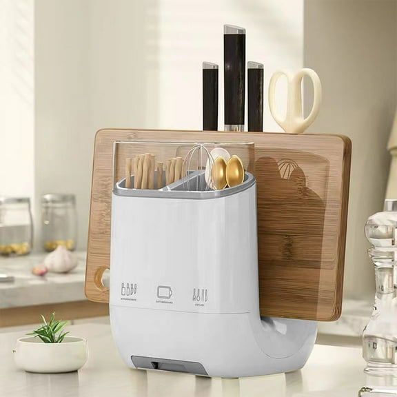Knife Block Kitchen Utensil Organizer Kitchen Knives Organizer Organizer Multifunctional Knife Block Organizer Kitchen Knives Organizer White Free Size
