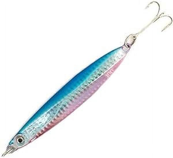 10-Pack Colt Sniper Jigs 1oz (28g) - Silver Vertical Jigging Lures With MUSTAD Treble Hooks For Saltwater & Freshwater