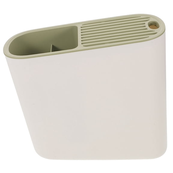 OUNONA Orange PP Cutlery Holder for Kitchen Use Lightweight and WellVentilated 1pc 7.87x3.94x5.91 Inches