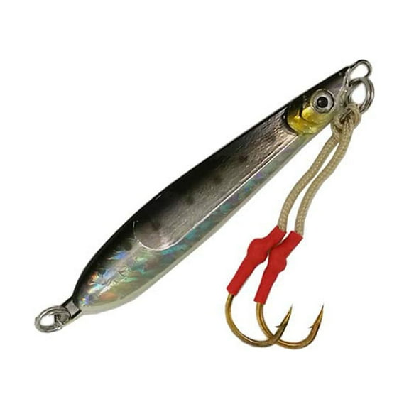 Knife Jigs 3.5oz Model LF19 Black/Silver 10pcs