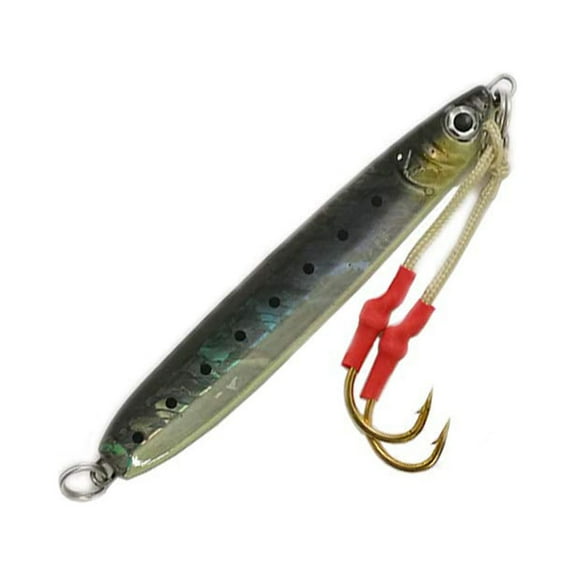 Knife Jigs 7oz Model LF41 Black/Silver 10pcs