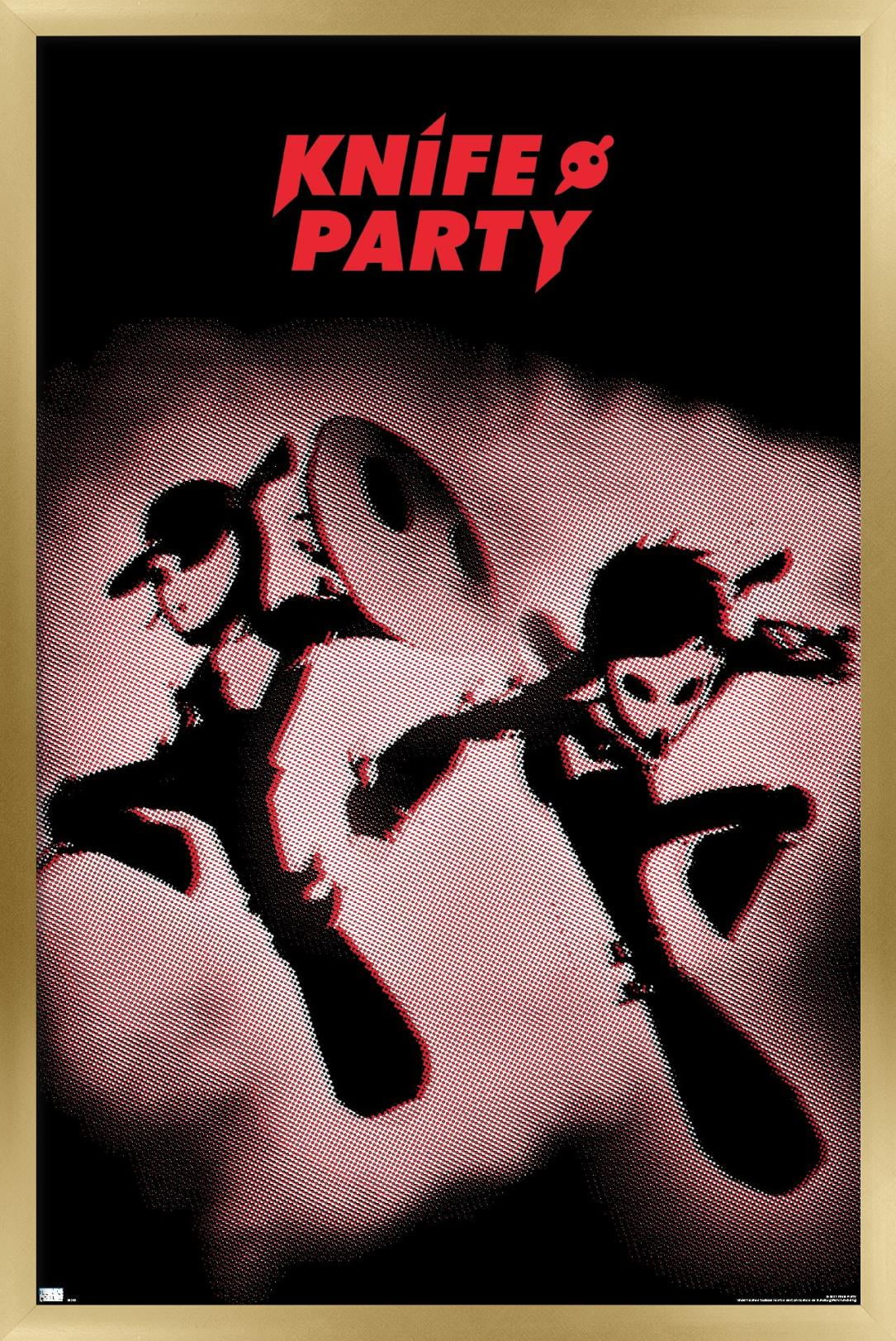 Knife Party - Battle Sirens Wall Poster, 14.725" x 22.375", Framed