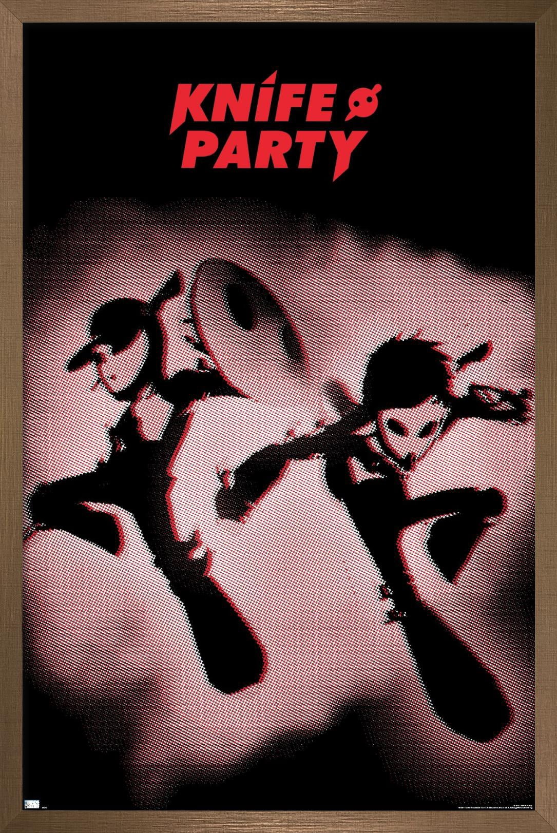 Knife Party - Battle Sirens Wall Poster, 14.725" x 22.375", Framed