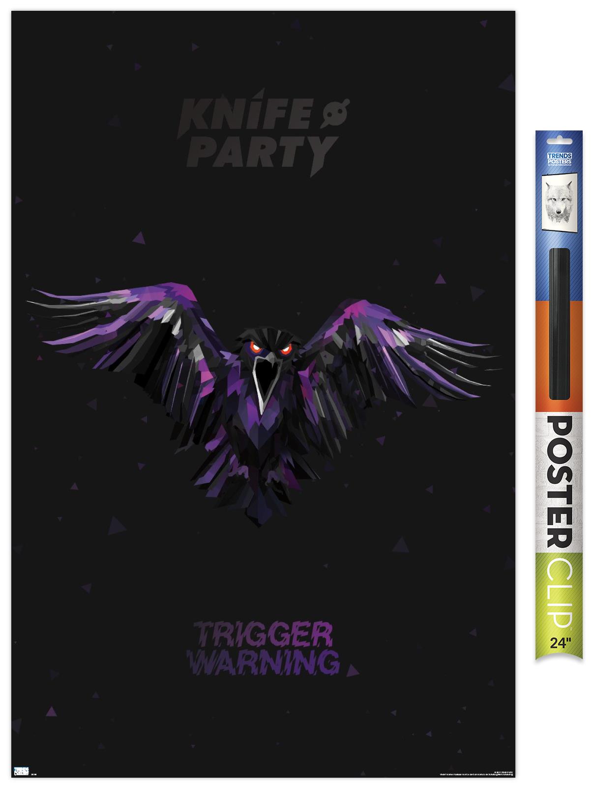 Knife Party - Crow Wall Poster, 22.375" x 34"