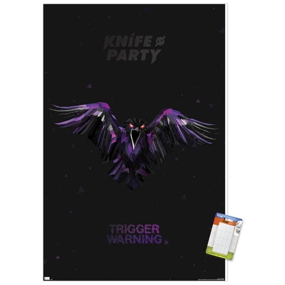 Knife Party - Crow Wall Poster, 22.375" x 34"