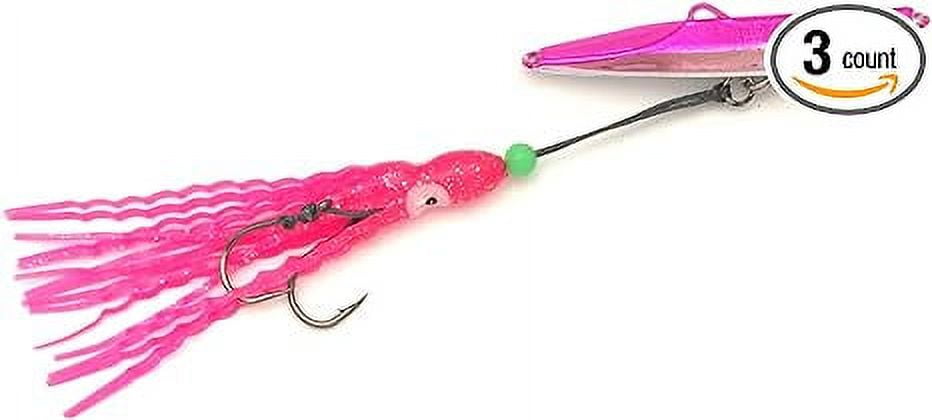 Knife Pirates Metal Jig MB 150g 5.25oz Pink Silver 3 Packs