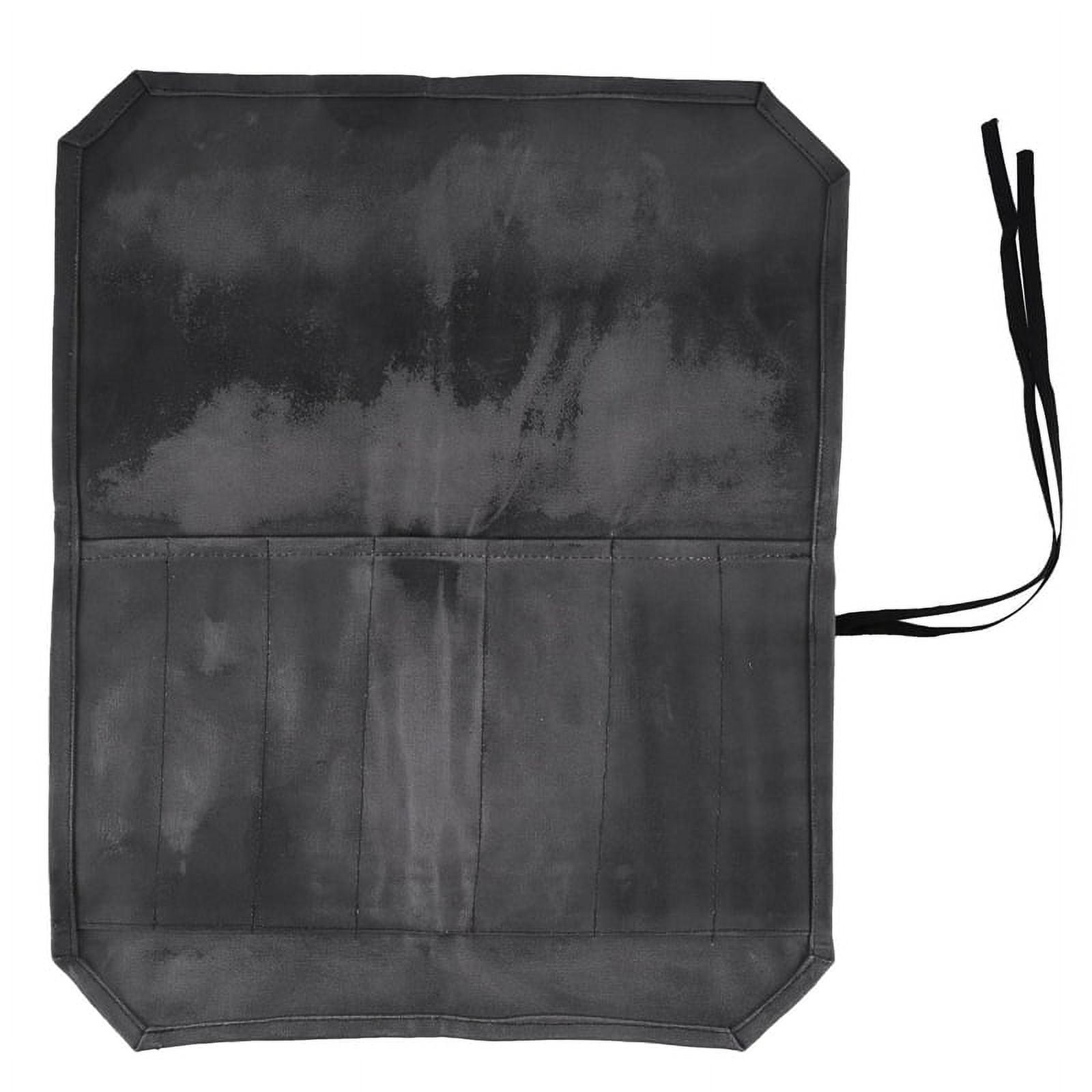 Knife Roll Case, Waxed Canvas Cutlery Knives Holders Protectors, Home