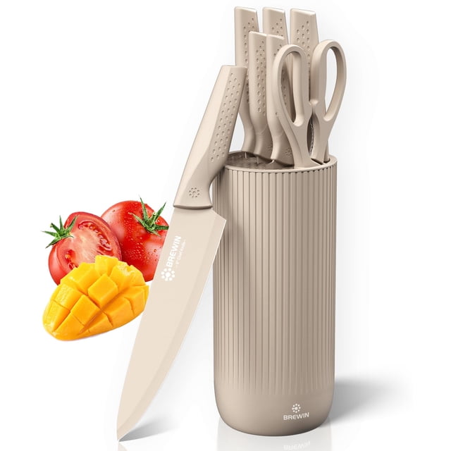 Knife Set, Brewin Kitchen Knife Set, Knives Set for Kitchen, Universal ...