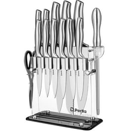 Beautiful 5278170 12-piece Forged Kitchen Knife Set in White with