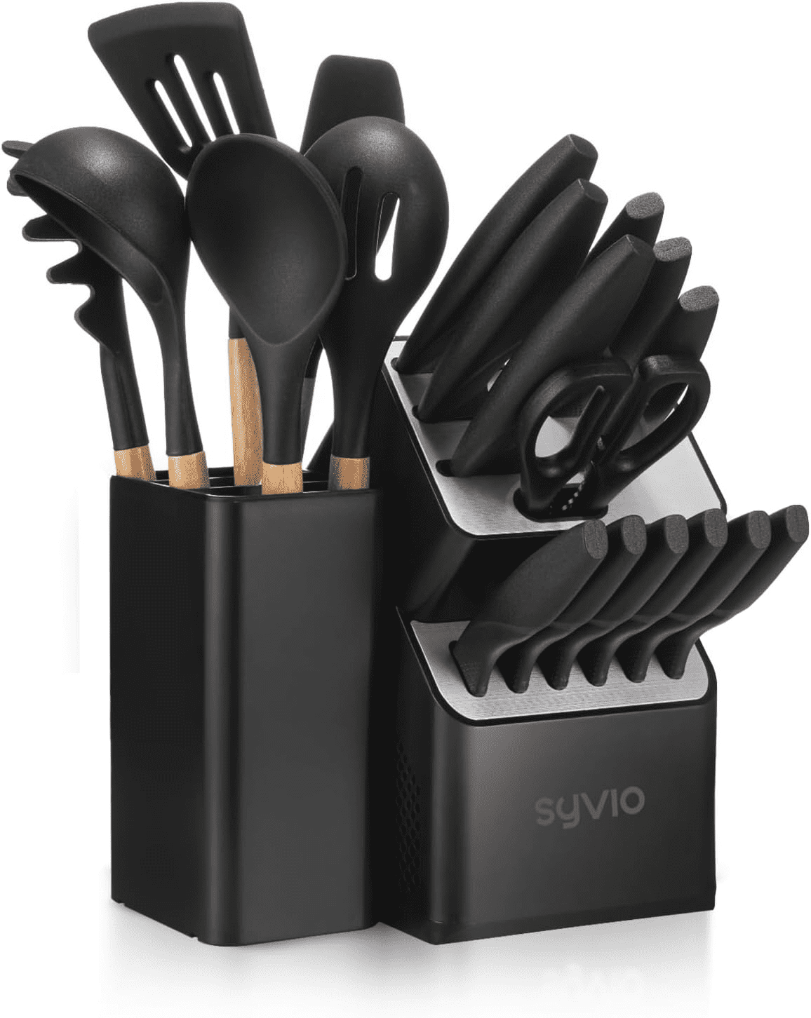 rtslo888様用　Javier Servín φ17.5とφ21の2枚セット Knife Set, Syvio 21 Pieces Kitchen Knife Set with Block, High