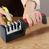 Knife Sharpener 4 Stage Buy It 8.7 Inch Knife Sharpeners for Kitchen Knives Handheld Knife Sharpner for Sharpening and Honing Scissors Knives
