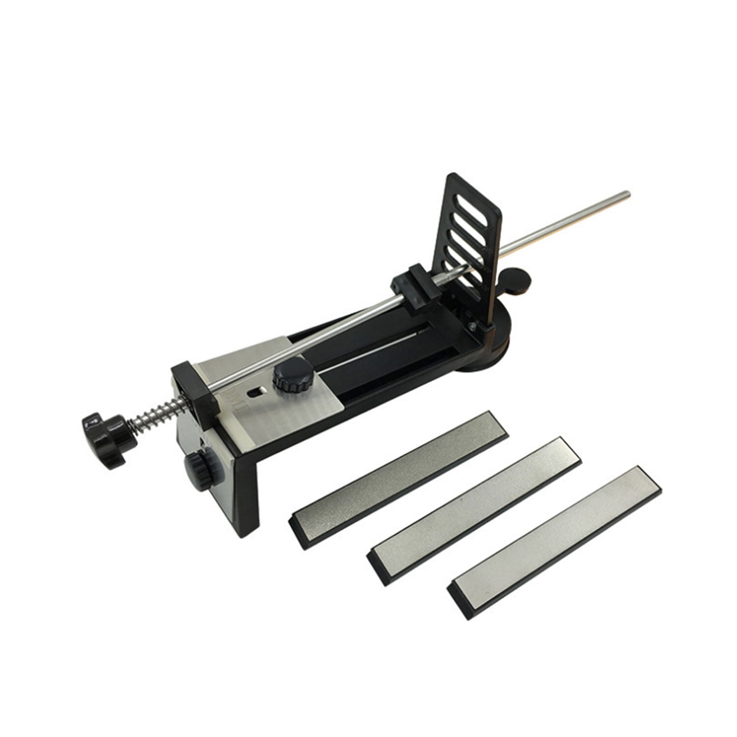 Knife Sharpener Knife Scissors Home Kitchen Multifunctional Knife Sharpener Knife Sharpener with 3 Sharpening Stones 240#/600#/1000#