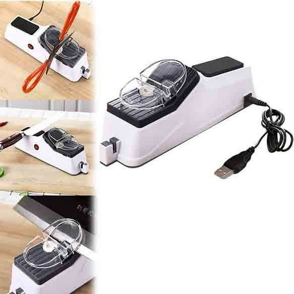 Knife Sharpener Knife Sharpener For Home Knife Sharpener 5 Seconds For Sharpening Polishing With Protective Cover USB Interfac