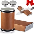 thumbnail image 1 of Knife Sharpener Set Rolling Tumbler Sharpening Stone Kit,2-Angle Double Diamond 400 1000 Discs Kitchen Sharpening System for Steel Knives and Scissor, 1 of 8