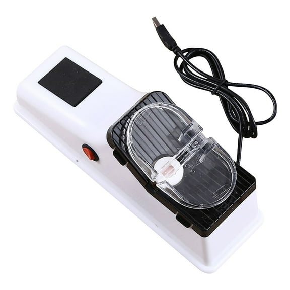 Knife Sharpener for Home, 5 Seconds Knife Sharpener with Protective Cover, Suitable for Chef Knives, Fruit Knives and All Steel Knives