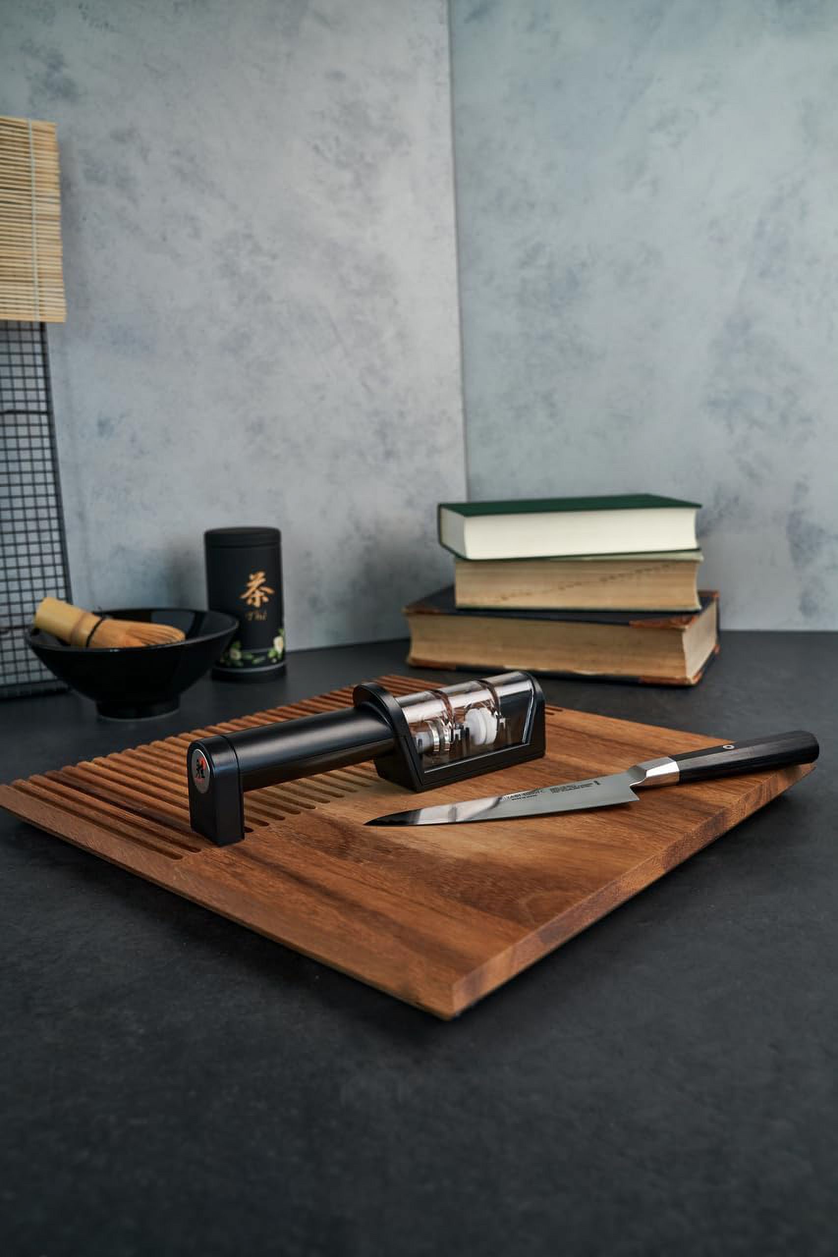 Knife Sharpener with Ceramic &  Discs for Professional  Restoration