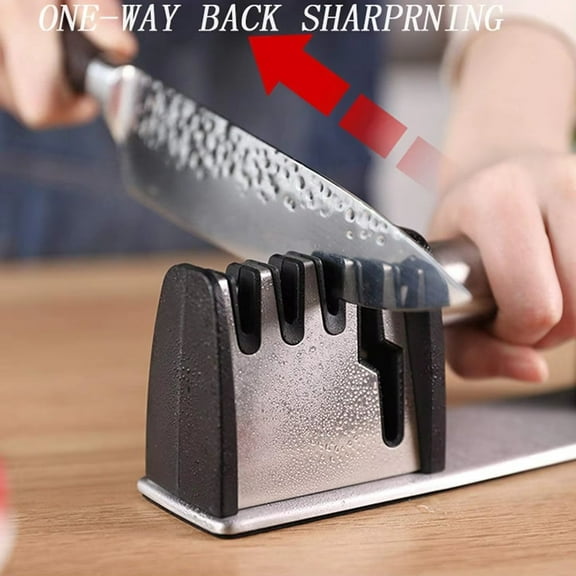 Knife Sharpeners, Powerful Professional Chef'S Kitchen Knife Accessories, 4 in 1 Kitchen Blade and Scissors Sharpening Tool