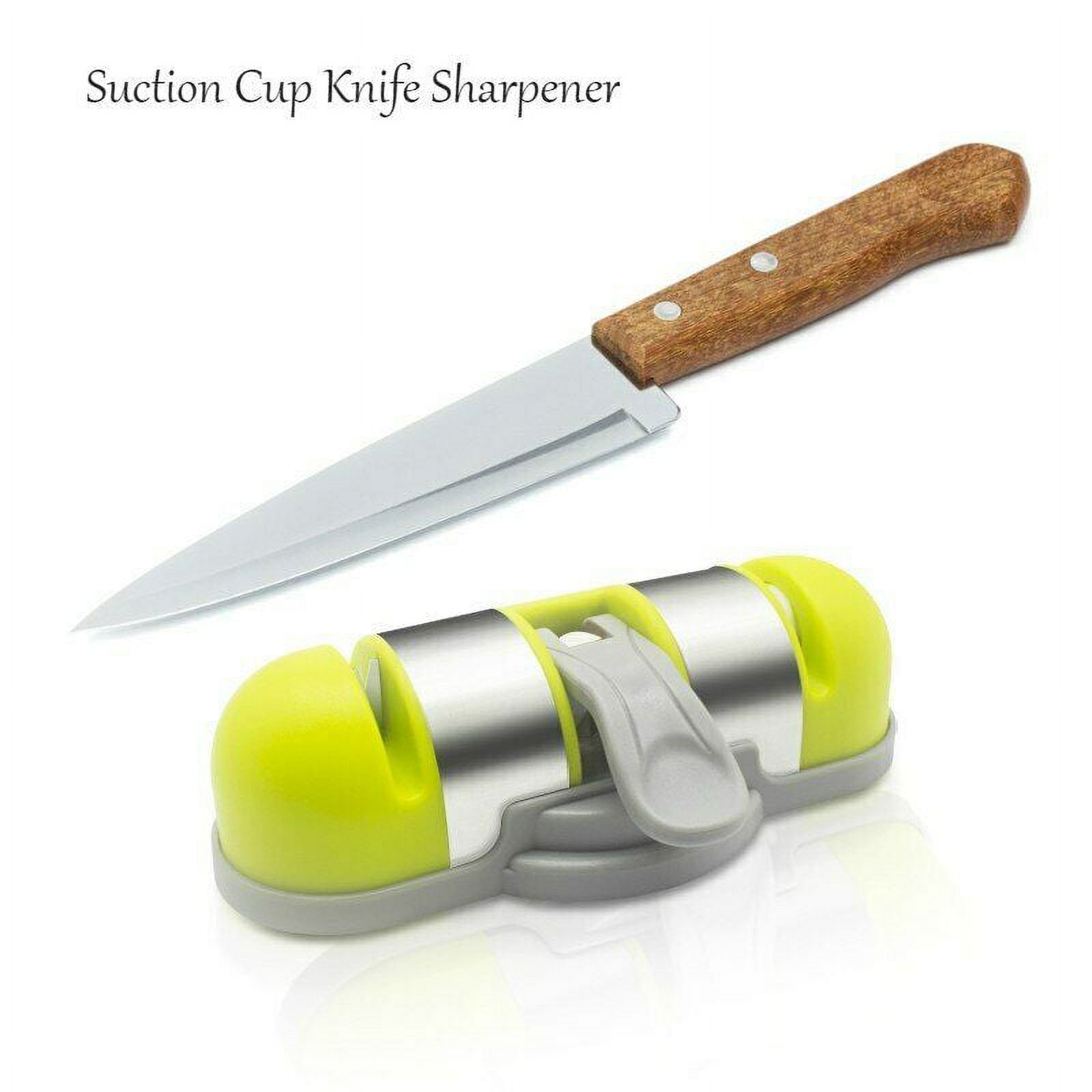 Knife Sharpeners Smart With Suction Base Pad Cup, Mini Knife Sharpener