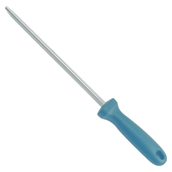 Knife Sharpening Rod, Heavy Duty Handheld Cutter Sharpener, High Hardness Wear Resistant Cutlery Sharpen Stick, Multipurpose Knife Sharpener for Kitchen Knives, Scissors and Household Tools,F