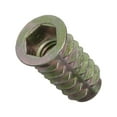 Knife Threaded Insert For Soft Wood, Zinc HexFlanged Thread Inserts 3/