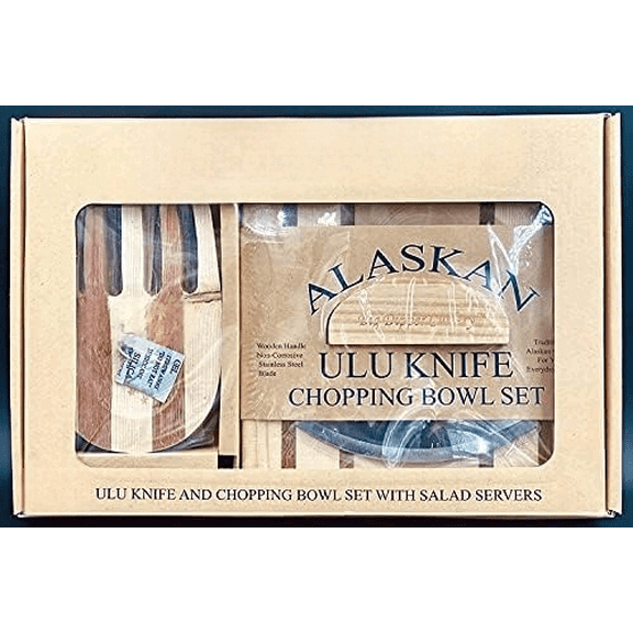 Knife and Chopping Bowl with Salad Claws$$Home Decor, Kitchen, & Other