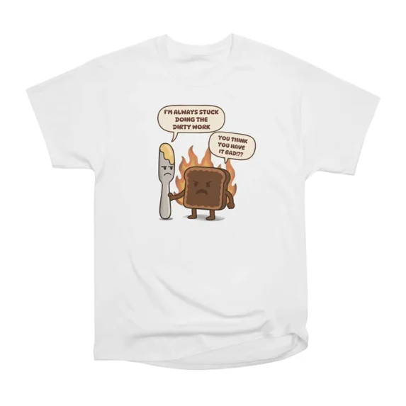 Knife and Toast T-Shirt Tee Gift For Him Merch For Her Apparel For Friend