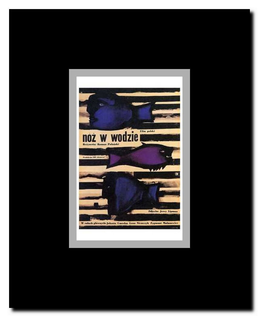 Knife in the Water Framed Movie Poster