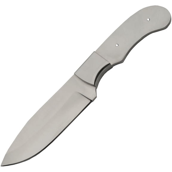 SZCO 8" Stainless Steel Blank Drop Point Blade with Steel 4" Blade Length Durable Fixed Blade for DIY Crafting and Custom Projects