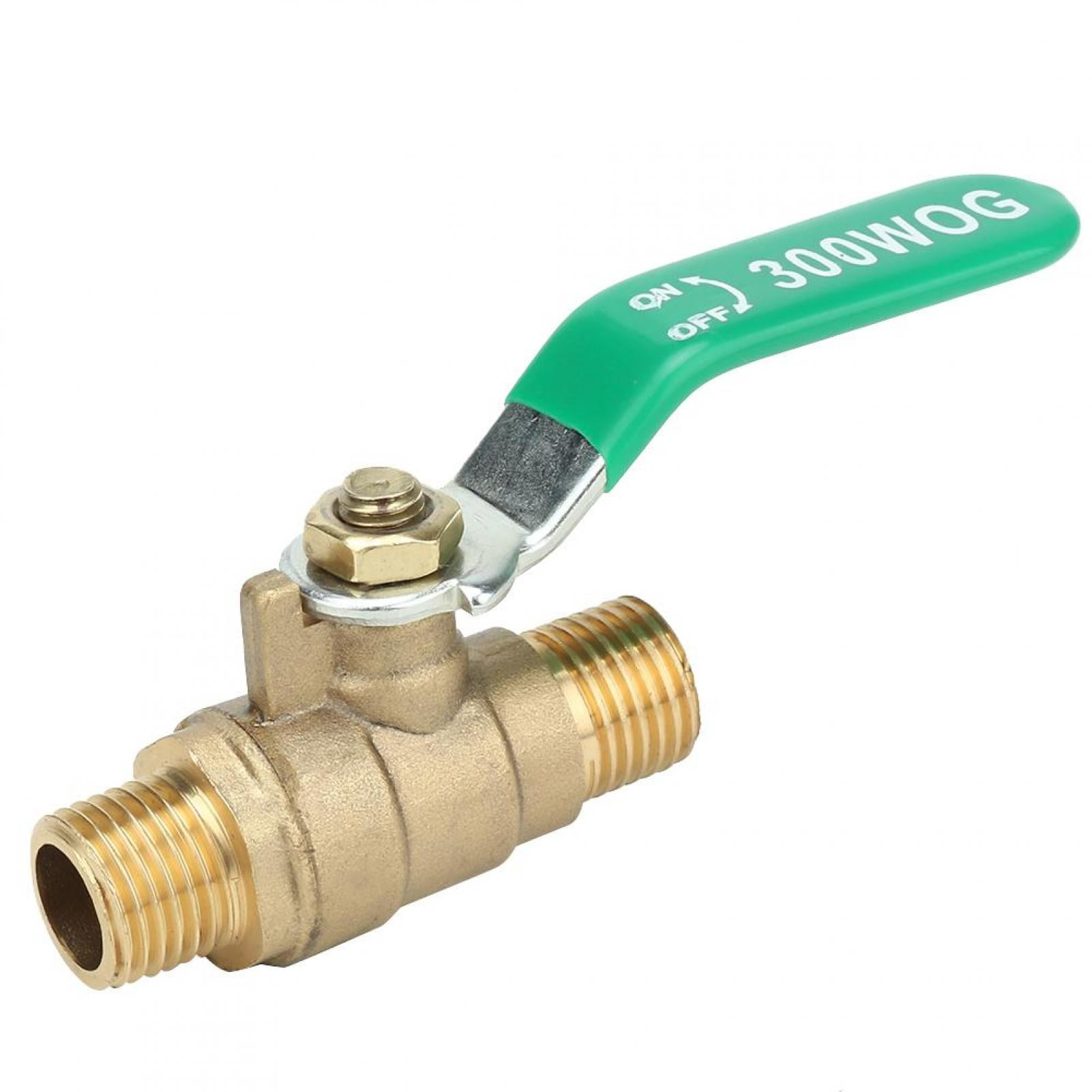 Knifun Male to Male Thread Brass Pipe Ball Valve Two Way Mini Ball