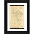 thumbnail image 1 of Knight 13x18 Black Ornate Wood Framed with Double Matting Museum Art Print Titled - Racine County Wisconsin - Knight 1893, 1 of 4