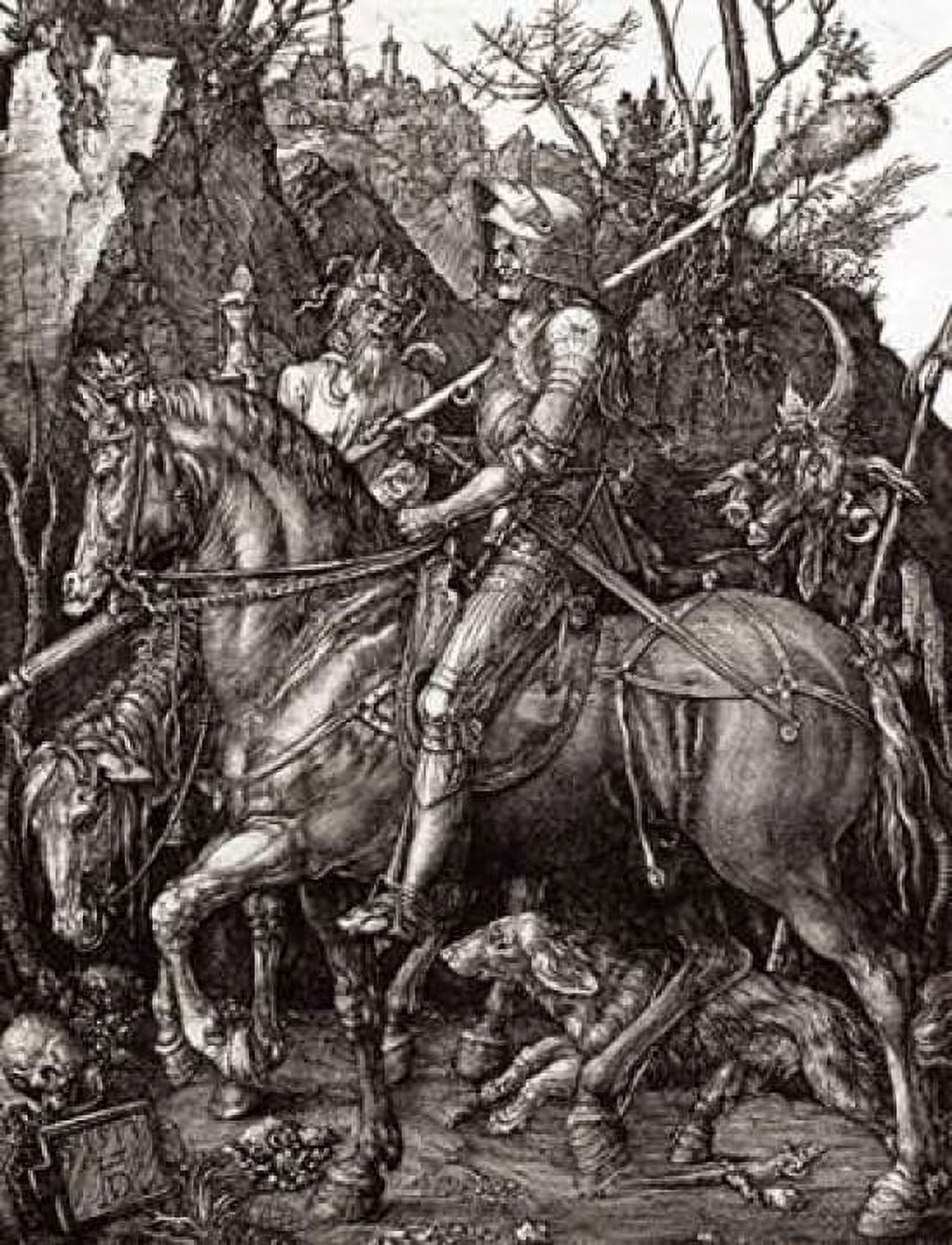 Knight Death and The Devil Canvas Art - Albrecht Durer (18 x 24)