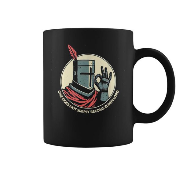 Knight Elden Lord Gaming Meme Parody Coffee Mugs